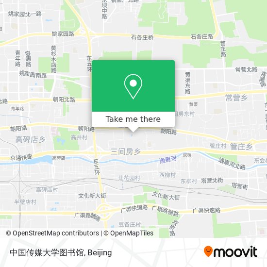 中国传媒大学图书馆 map