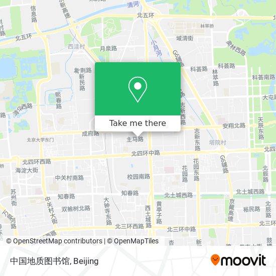 中国地质图书馆 map