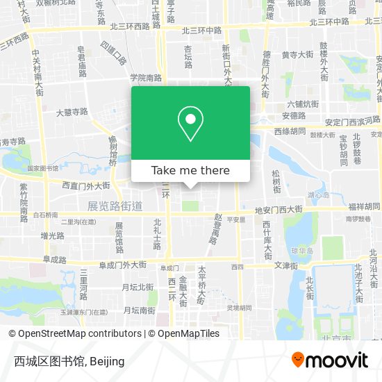 西城区图书馆 map