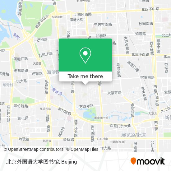 北京外国语大学图书馆 map