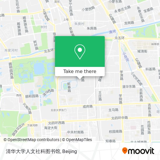 清华大学人文社科图书馆 map