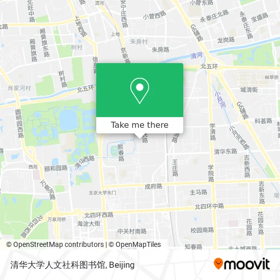 清华大学人文社科图书馆 map