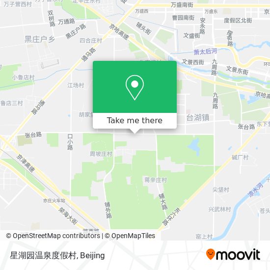 星湖园温泉度假村 map