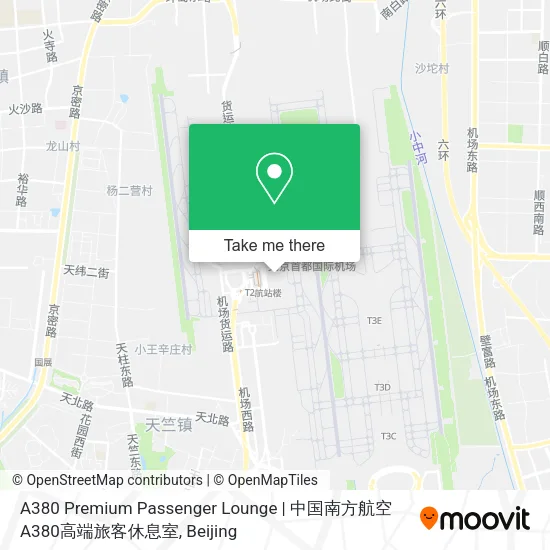 A380 Premium Passenger Lounge | 中国南方航空A380高端旅客休息室 map