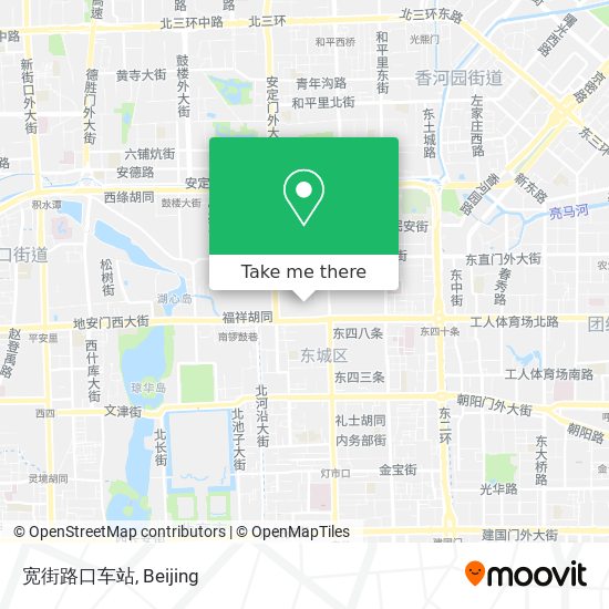 宽街路口车站 map
