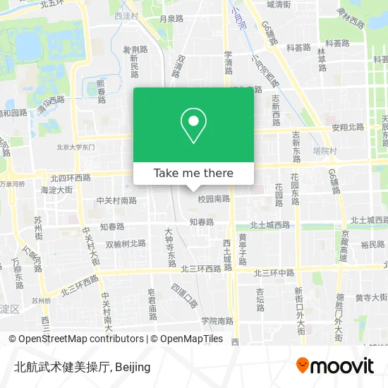 北航武术健美操厅 map