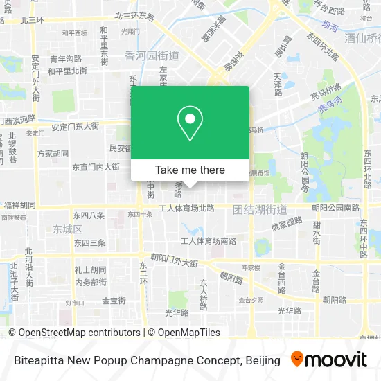 Biteapitta New Popup Champagne Concept map