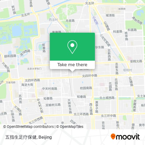 五指生足疗保健 map