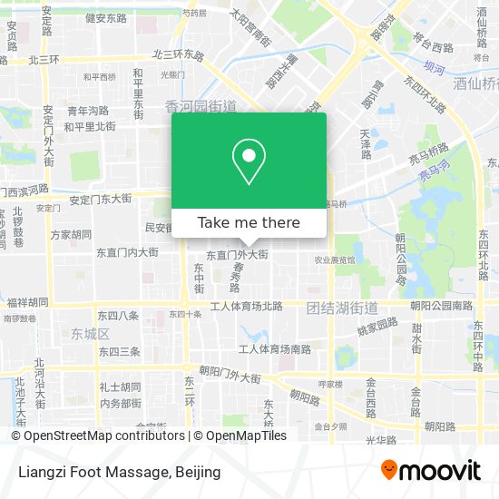 Liangzi Foot Massage map