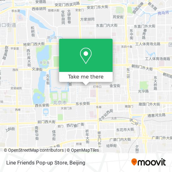 Line Friends Pop-up Store map