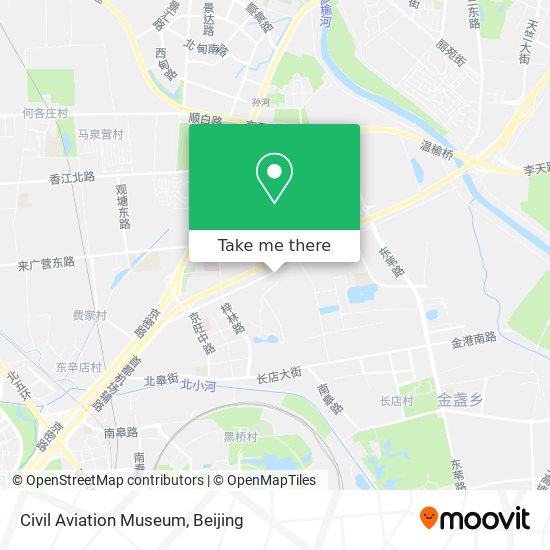 Civil Aviation Museum map