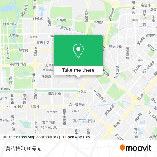 奥洁快印 map