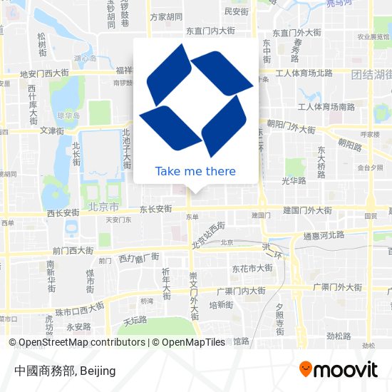 中國商務部 map