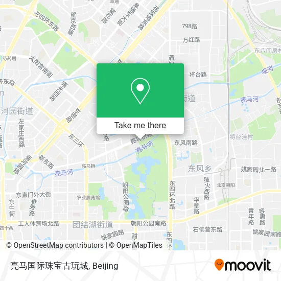 亮马国际珠宝古玩城 map