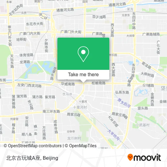 北京古玩城A座 map