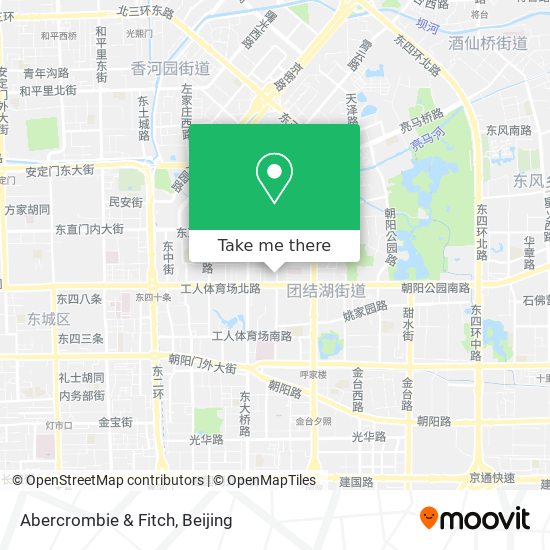 Abercrombie & Fitch map