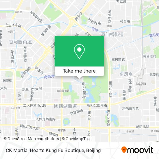 CK Martial Hearts Kung Fu Boutique map