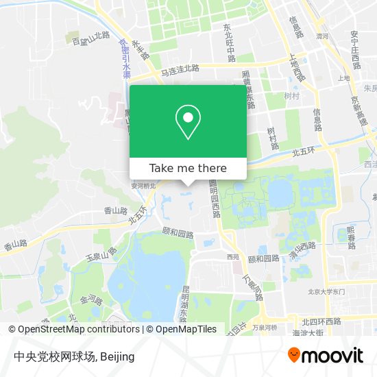 中央党校网球场 map