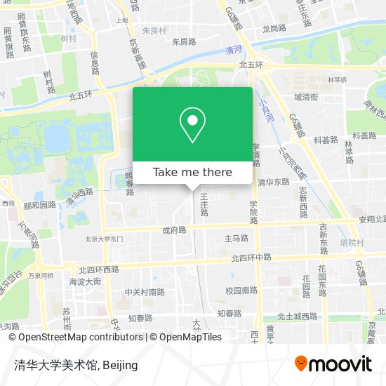 清华大学美术馆 map