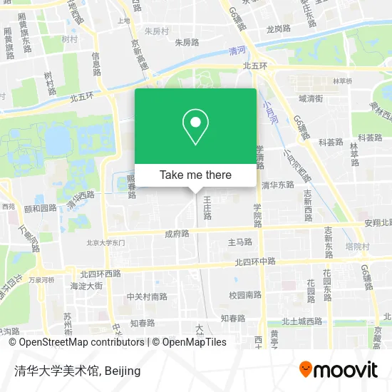 清华大学美术馆 map