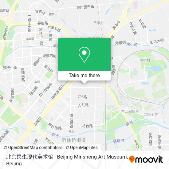 北京民生现代美术馆 | Beijing Minsheng Art Museum map