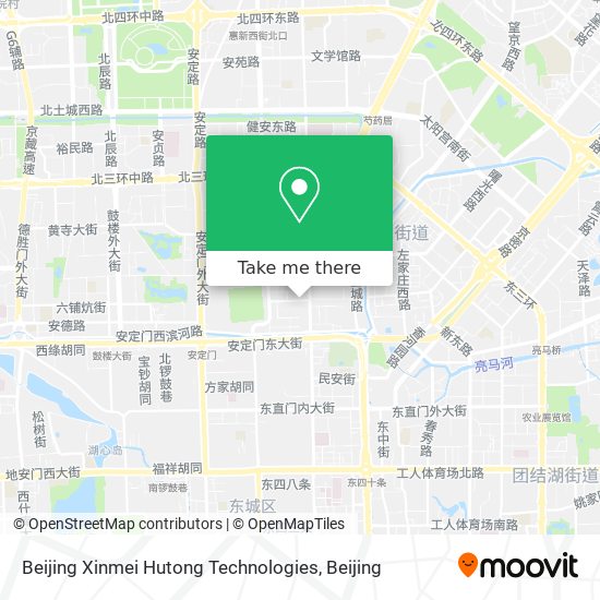 Beijing Xinmei Hutong Technologies map