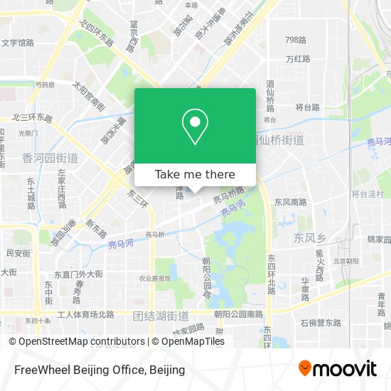 FreeWheel Beijing Office map