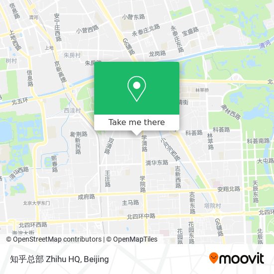 知乎总部 Zhihu HQ map