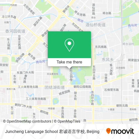 Juncheng Language School 君诚语言学校 map