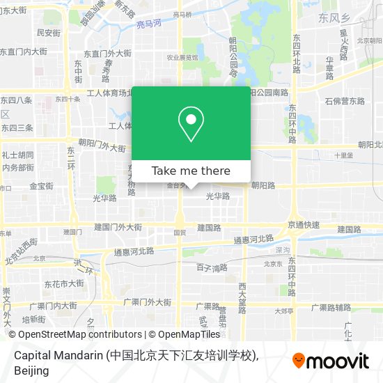 Capital Mandarin (中国北京天下汇友培训学校) map