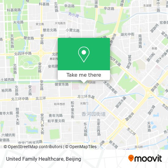 United Family Healthcare map