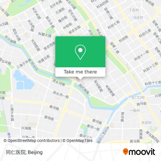 同仁医院 map