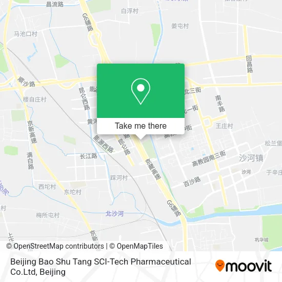 Beijing Bao Shu Tang SCI-Tech Pharmaceutical Co.Ltd map