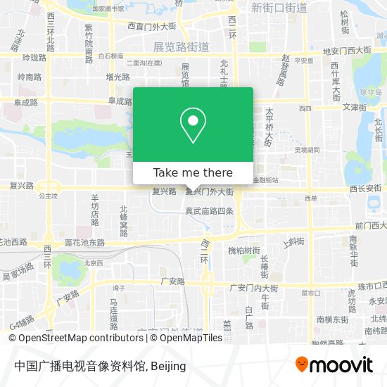 中国广播电视音像资料馆 map