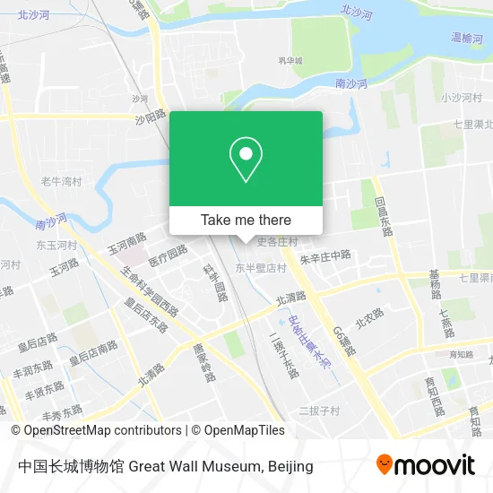 中国长城博物馆 Great Wall Museum map