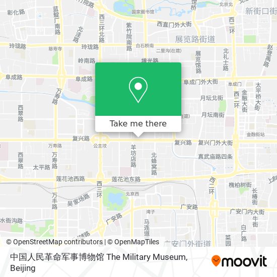 中国人民革命军事博物馆 The Military Museum map