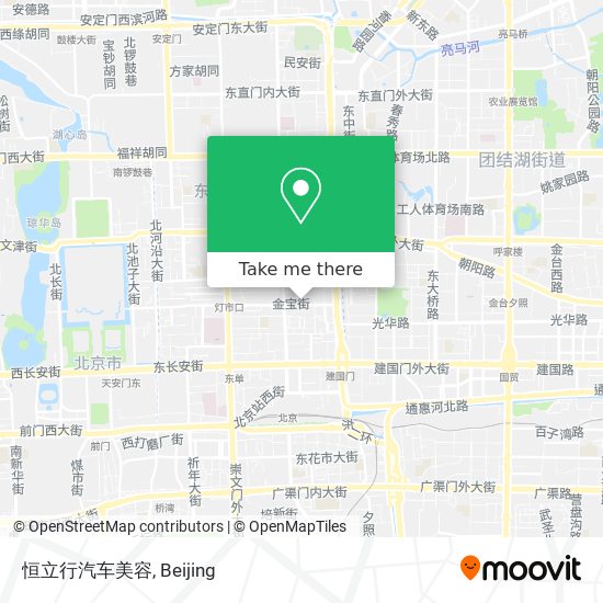 恒立行汽车美容 map