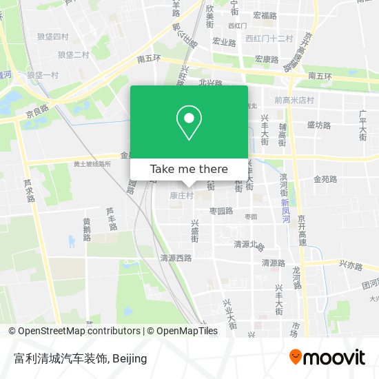 富利清城汽车装饰 map