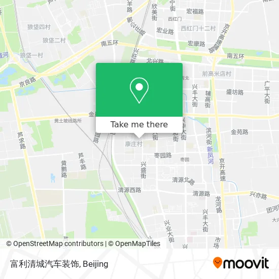 富利清城汽车装饰 map