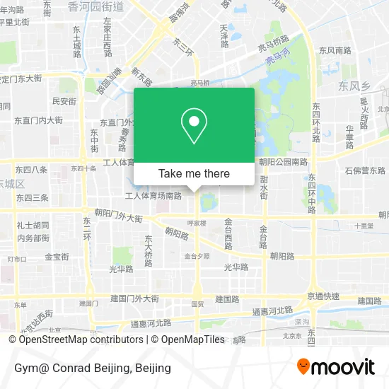 Gym@ Conrad Beijing map