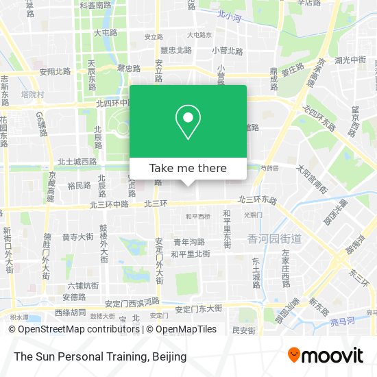 The Sun Personal Training map