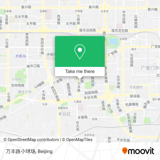 万丰路小球场 map
