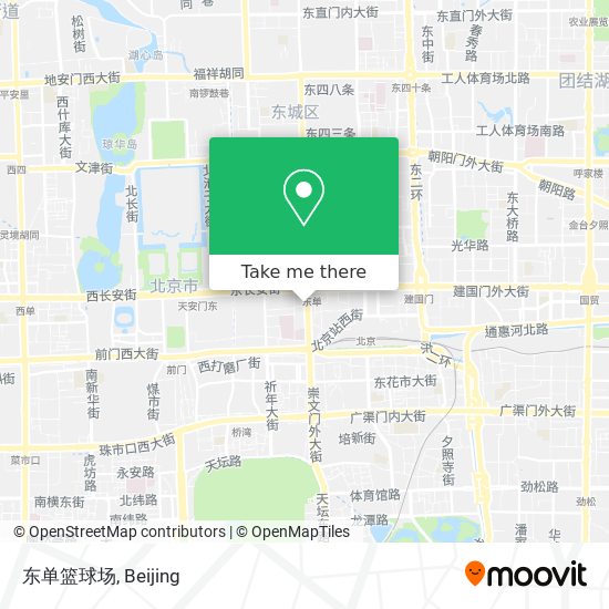 东单篮球场 map