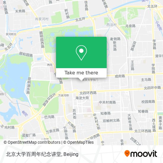 北京大学百周年纪念讲堂 map