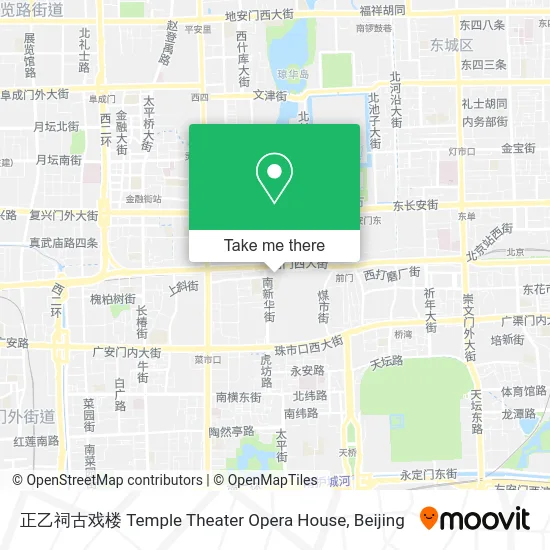 正乙祠古戏楼 Temple Theater Opera House map