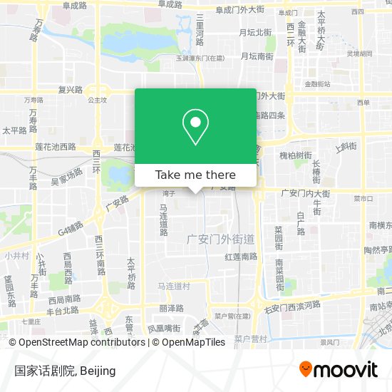 国家话剧院 map