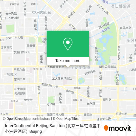InterContinental Beijing Sanlitun (北京三里屯通盈中心洲际酒店) map