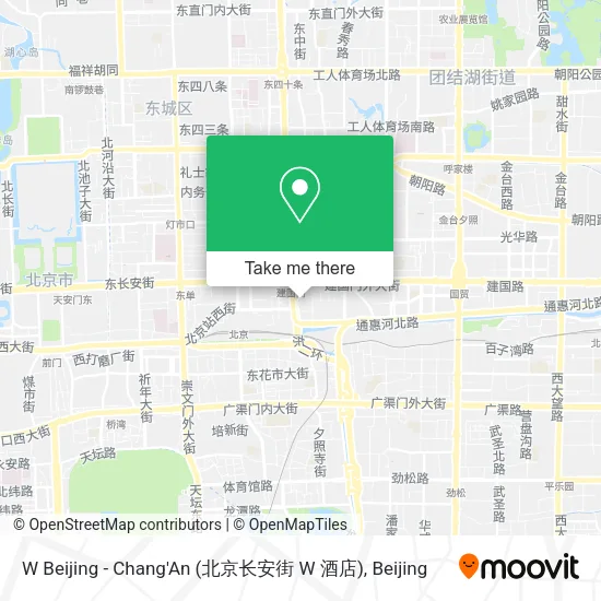 W Beijing - Chang'An (北京长安街 W 酒店) map