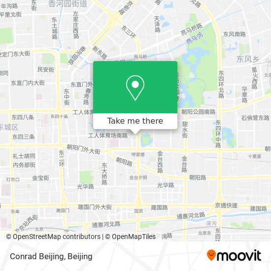 Conrad Beijing map