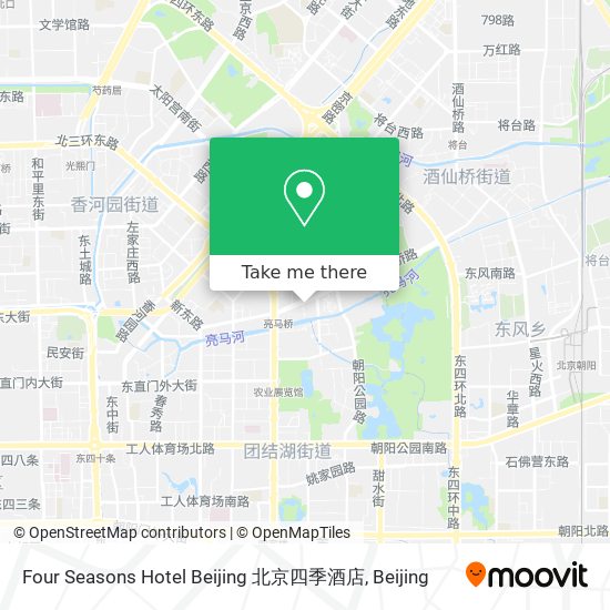 Four Seasons Hotel Beijing 北京四季酒店 map